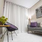Cortina Gaze de linho Com Forro 6,00X2,60 Para Varão de ILHÓS