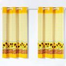 Cortina Gourmet Oxford 2,00m X 1,30m Girassol Amarelo