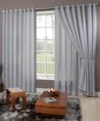 Cortina Hermes C/ Forro Cinza Tamanho:5,40m X 2,60m