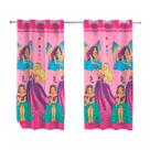 Cortina ilhos Microfibra Infantil Barbie Reinos Magicos 1,50x1,80 Cortina ilhos Microfibra Infantil Barbie Reinos Magicos 1,50x1,80