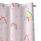 Cortina Infantil Arco Íris para Quarto de Menina 2,80x1,40m