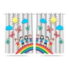 Cortina Infantil Lapis De Cor Decoração Escolar 2,60x1,50m