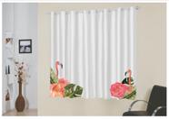 Cortina Infantil para Quarto 2,20 x 1,40 Flamingos