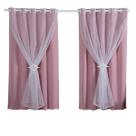 Cortina Infantil Para Quarto Bebê 2,20x1,30 Menina Blackout