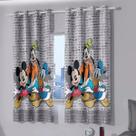 Cortina Infantil Quarto 2,60x1,60m - Tecido Premium - Amigos Do Mickey