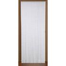 Cortina Italiana para Porta - Tiras Plástica Varias cor Branca LISA QUALIDADE PREMIUM - 2,10x0,82