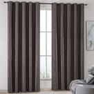 Cortina Iza Jacquard Estampado Floral 3,00x2,60m Sala Quarto Varão 3M - Marrom - 100% Poliéster Cortina Iza Jacquard Estampado Floral 3,00x2,60m Sala Quarto Varão 3M - Marrom - 100% Poliéster
