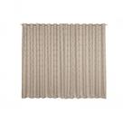 Cortina Jacquard 3,00x2,30 para Varão Simples Semi-Blackout Palha Ludatex