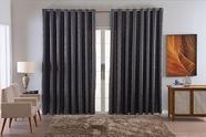 cortina jacquard luxo em tecido semi blackout sala 2,00x1,30