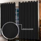 Cortina Jacquard para sala/quarto 4 x 2,5 m Admirare
