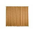 Cortina Jacquard para Varão Simples 600x230cm Poliéster Dourado para Sala Ludatex