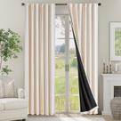 Cortina jinchan 244x132 cm Blackout Geometric 2 Panels