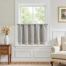 Cortina Jinchan de Lino a Rayas Doble Capa 61x124 cm Cortina Jinchan de Lino a Rayas Doble Capa 61x124 cm