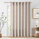 Cortina jinchan Linen White 254x213cm com filtragem de luz 1 painel Cortina jinchan Linen White 254x213cm com filtragem de luz 1 painel