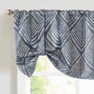 Cortina jinchan Tie-Up Valance 127x46 cm com isolamento térmico