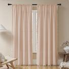 Cortina Joydeco Boho Tassel Semi Sheer 132x213 cm 2 painéis