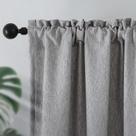 Cortina Joydeco Grey Warp Knit Thermal 132x244 cm 2 painéis Cortina Joydeco Grey Warp Knit Thermal 132x244 cm 2 painéis
