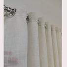 Cortina Linho Com Microfibra 3,00x1,80 Forrada