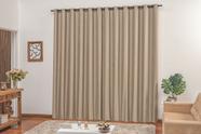Cortina longa 4,00x2,70 sala ou quarto bege Madrid