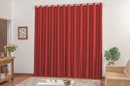Cortina longa 4,00x2,70 sala ou quarto vermelha Madrid