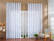 Cortina Luxo Gaze De Linho Sem Forro 4,00x2,30 Sala E Quarto Várias Cores