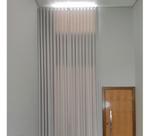 Cortina Luxuosa Sobre Medida Wave Deslizante Pé Direito Alto Luxo