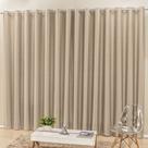 Cortina Madri para Trilho Comum Tecido Semi Blackout 2,00m x 1,70m Sala Quarto - Bege