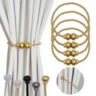 Cortina magnética Tiebacks HIASTRA Modern Handmade Rope Gold