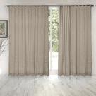 Cortina Marrom Renda Com Forro Sala Roseiral 3,50x 2,20Alt