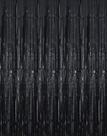 Cortina Metálica de Lentejuelas GOER, 98x98 cm, Negro, 3 Piezas