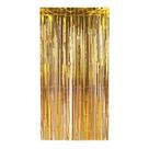 Cortina Metalizada 100 x 200cm Dourada