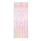 Cortina Metalizada Nacarado Efeito Furtacor Painel de Fitas para Decoração de Festas 2m x 1m