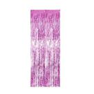 Cortina Metalizada Para FestaDecoração Rosa Pink 1x2m - SEMAAN