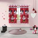 Cortina Microfibra Infantil C/Ilhós Minnie 150x180m C/2 Pças Cortina Microfibra Infantil C/Ilhós Minnie 150x180m C/2 Pças