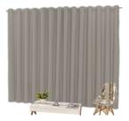 Cortina Microfibra tecido 9,00x2,70 Para Trilho Simples