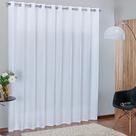 CORTINA NIA VOIL DUPLEX 560X270 BRANCO - Niazitex