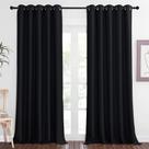 Cortina NICETOWN Black Blackout 260x260cm com ilhó (1 painel)