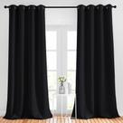 Cortina NICETOWN Patio Blackout 2 painéis 132x241cm preta