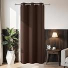 Cortina opaca Joydeco para puerta privacidad 102x198 cm chocolate Cortina opaca Joydeco para puerta privacidad 102x198 cm chocolate