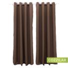 Cortina Oxford Sala ou Quarto Liso 3,00x2,50 100% Poliéster