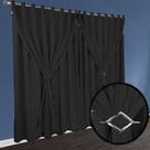 cortina p apartamento Berlim blackout 8,00 x 2,30 preto