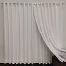 Cortina Para Ambiente De Voal Linho Forro Microfibra Leve 6,00x2,50