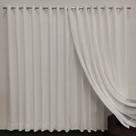 Cortina Para Bastão Linho Forrada 6,00x2,60 Sala/Quarto