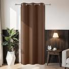 Cortina para puerta Joydeco marrón 102x198 cm con ojales Blackout Cortina para puerta Joydeco marrón 102x198 cm con ojales Blackout