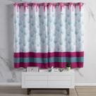 Cortina para Quarto Cake Donuts Pink/Tiffany 2,00m x 1,50m - Para Varão Simples
