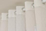 Cortina para Quarto ou Sala Voil Veneza Tecido Transparente para varão 4,00 X 2,50 Bene Tu