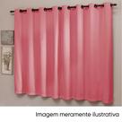 Cortina para Sala 2,40x1,60 m Unica Microfibra Coral