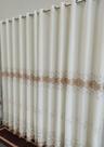 Cortina Para Sala De Voil Linho Bordado Gripir Luxo Forrada 3,00x2,50