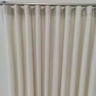 Cortina Para Sala De Voil Linho Com Forro Trilho Wave Suiço 4,00x2,60