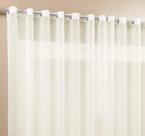 Cortina para Sala ou Quarto 3,00m x 2,50m para varão simples Basic Voil - Palha